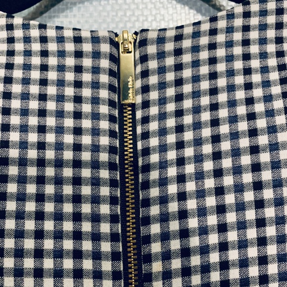 Calvin Klein V Neck Gingham Sheath Dress - Picture 6 of 7